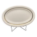 Plat ovale tour liseré doré Villeroy & Boch