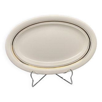 Plat ovale tour liseré doré Villeroy & Boch