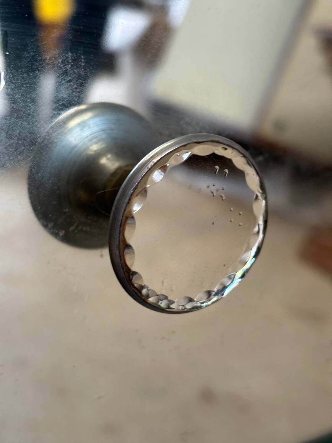 Art deco mirrored chest of drawers