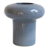 Vintage blue ceramic vase