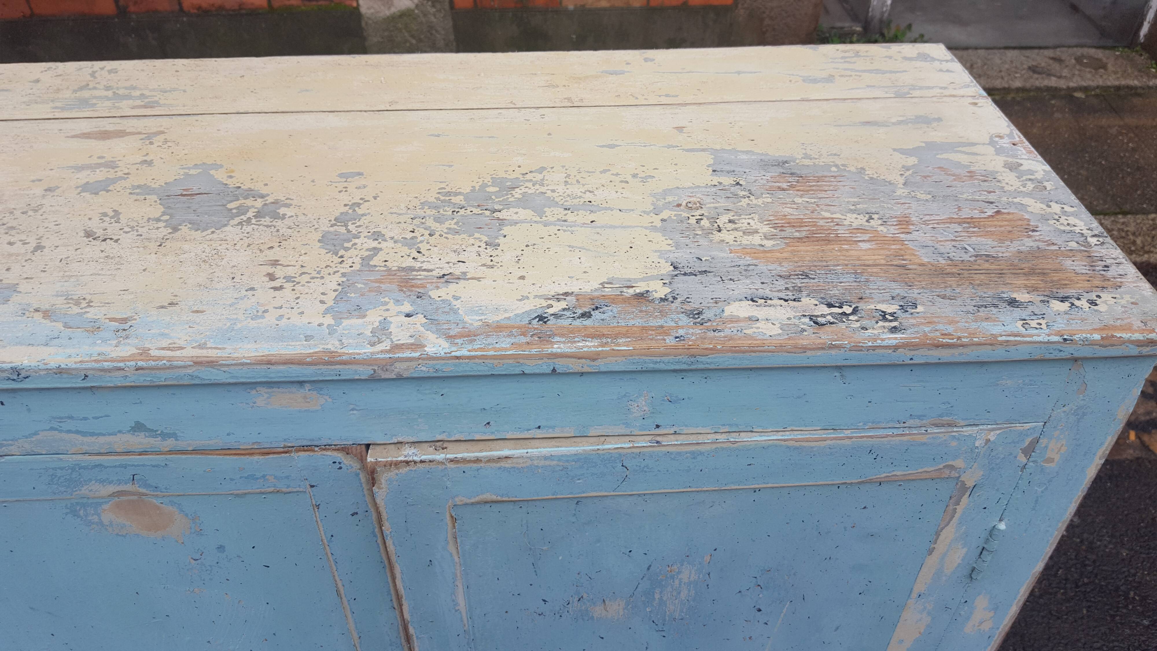 Low furniture buffet patina old