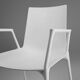 21th Century white design chair with armrests, Belgium
