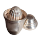 Silver metal citrus press tumbler