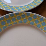 8 Digoin Sarreguemines dinner plates