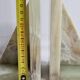 Pair of vintage onyx bookends, 70s, 14.5 cm