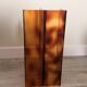 Duo Magazine Rack & Umbrella Stand "Tortoiseshell", Michel Dumas Style