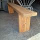 Bench 180 cm old solid wood with patina