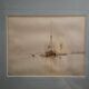 Edoardo De Martino (Italy 1838-1912), Off the Isle of Wight, watercolour, 1863