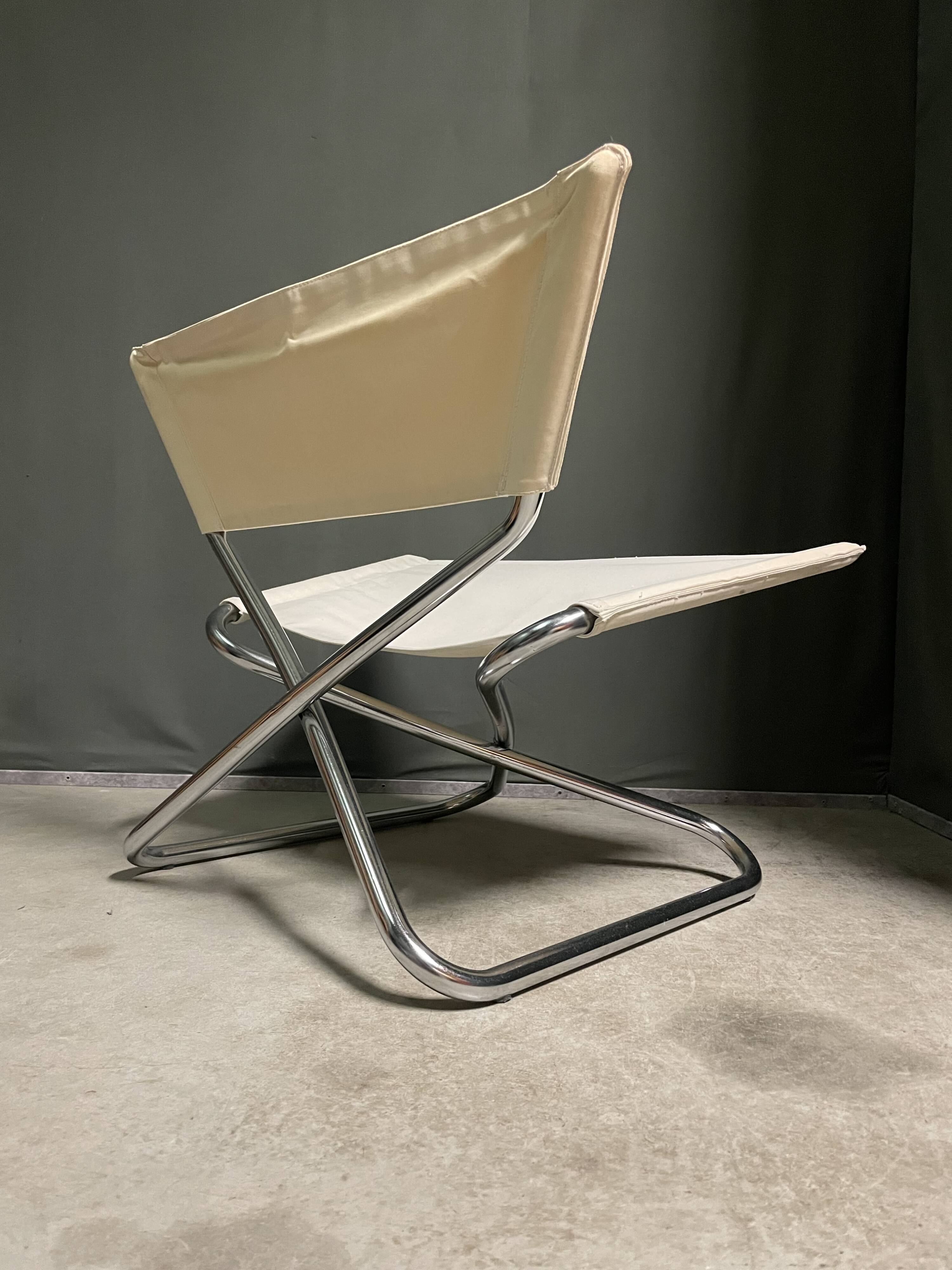 Erik Magnussen Z Down Folding Chairs by Torben Orskov 1960's