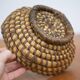 Vintage woven basket, small woven basket, bread basket, banneton