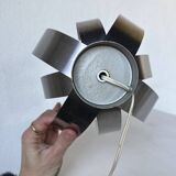 Oxar space age chrome flower wall light