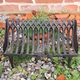Old Cast Iron 12-Bar Fireplace Cradle