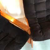 Pair of vintage armchairs 1980