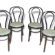 Chaises de bistrot en bois courbé x 4