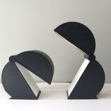 Pair of Italian Disco table lamps by Bertorelle