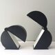 Paire de lampes de table italiennes Disco par Bertorelle