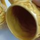 Handmade yellow pineapple mugs signed Kerangol made in Portugal.