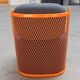 CIDER Ingrid armchair in orange and blue