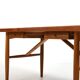Fine Danish freestanding Desk in Teak and Oak 1960s