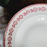6 mismatched earthenware soup plates lot 7