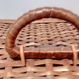 Vintage wicker sewing box