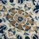 Tapis Persan Vintage Bleu Fait Main, Élégance Classique d’Iran, 293x391 Cm
