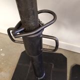 Stool industrial metal signed designer Pezon