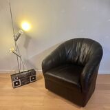 Black armchair