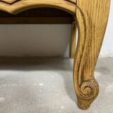 Storage unit, wooden and cane sideboard