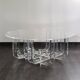 Vintage coffee table in acrylic