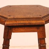 Henri II walnut stool, early 17th century