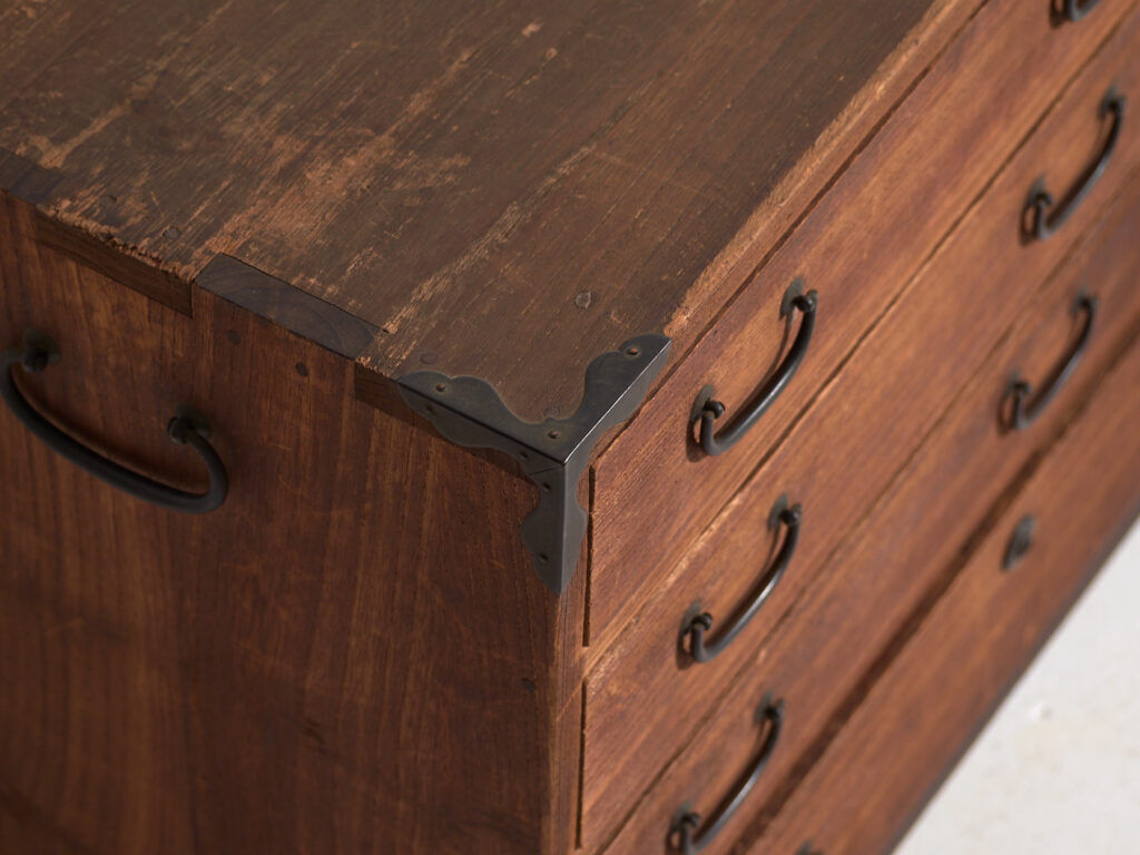 Old Japanese Tansu Chest – Taishō Period (c.1913) #31