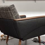 Pair of club armchairs