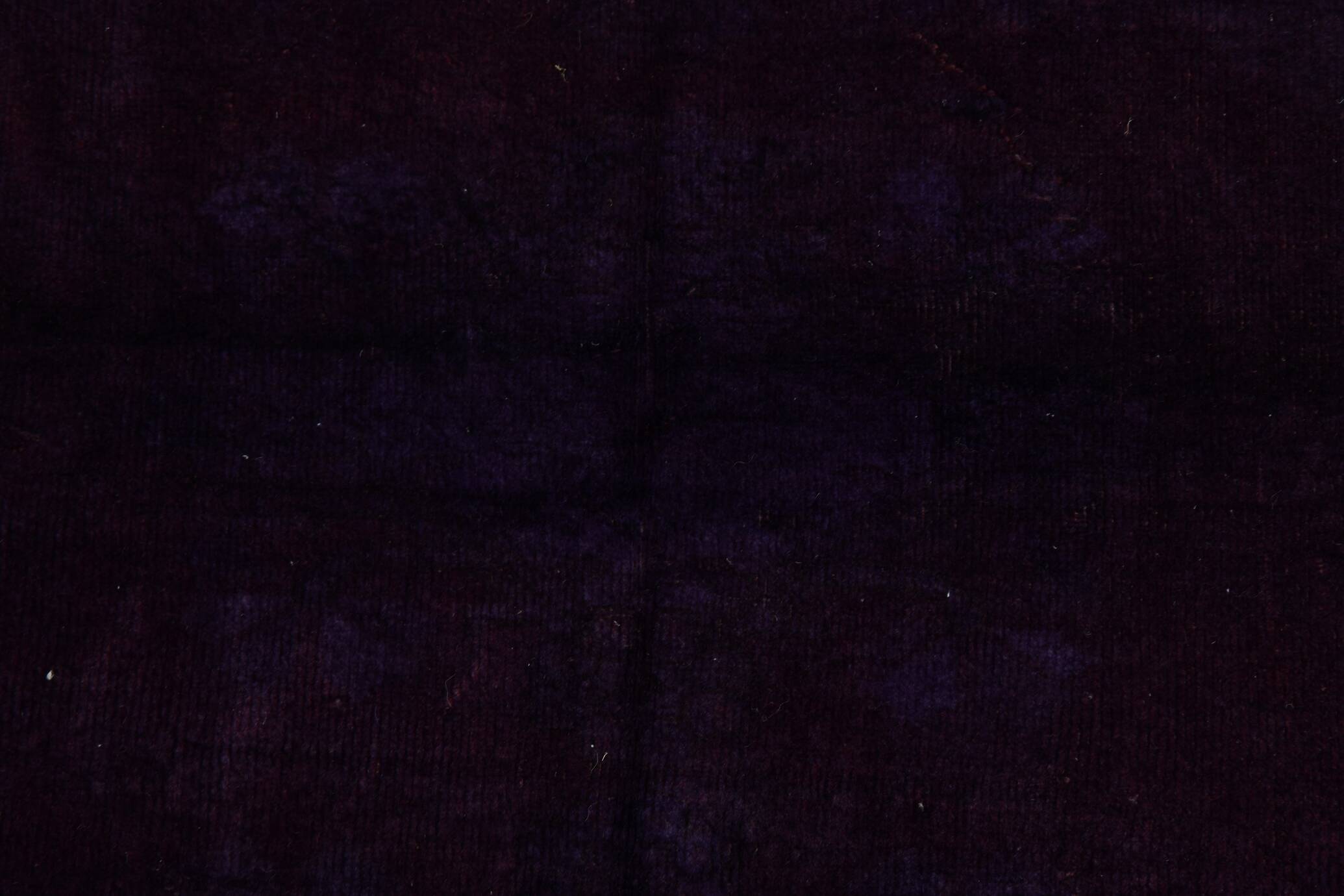 7x10 Dark Purple Turkish Vintage Rug, 215x292 Cm