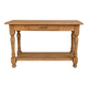 Old console in solid oak