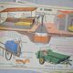 Educational poster of Anscombre/Lang Paris farm animals