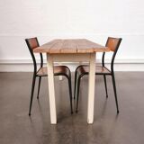 Fine and long farm table