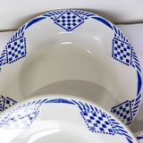 4 deep plates from Moulin des Loups et Hamage, Pantin model 211233