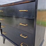 Old chest of drawers with compass feet