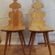 Paire de chaises alsaciennes