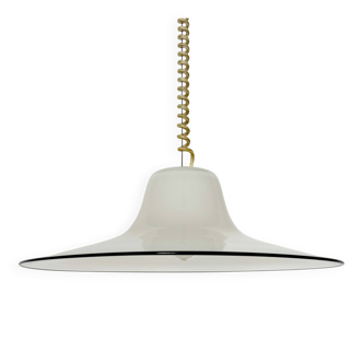 Lampe à Suspension en Verre de Murano par Giusto Toso pour Leucos