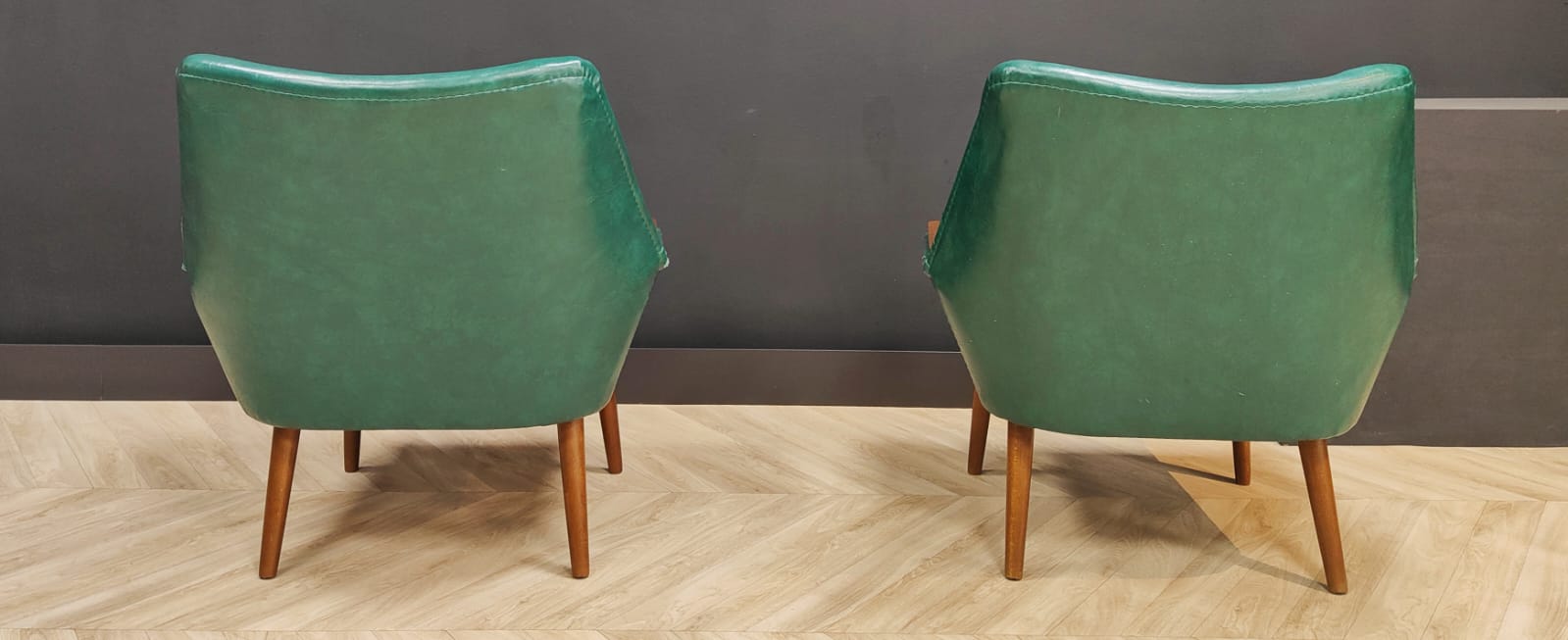 Two mid century armchairs 60