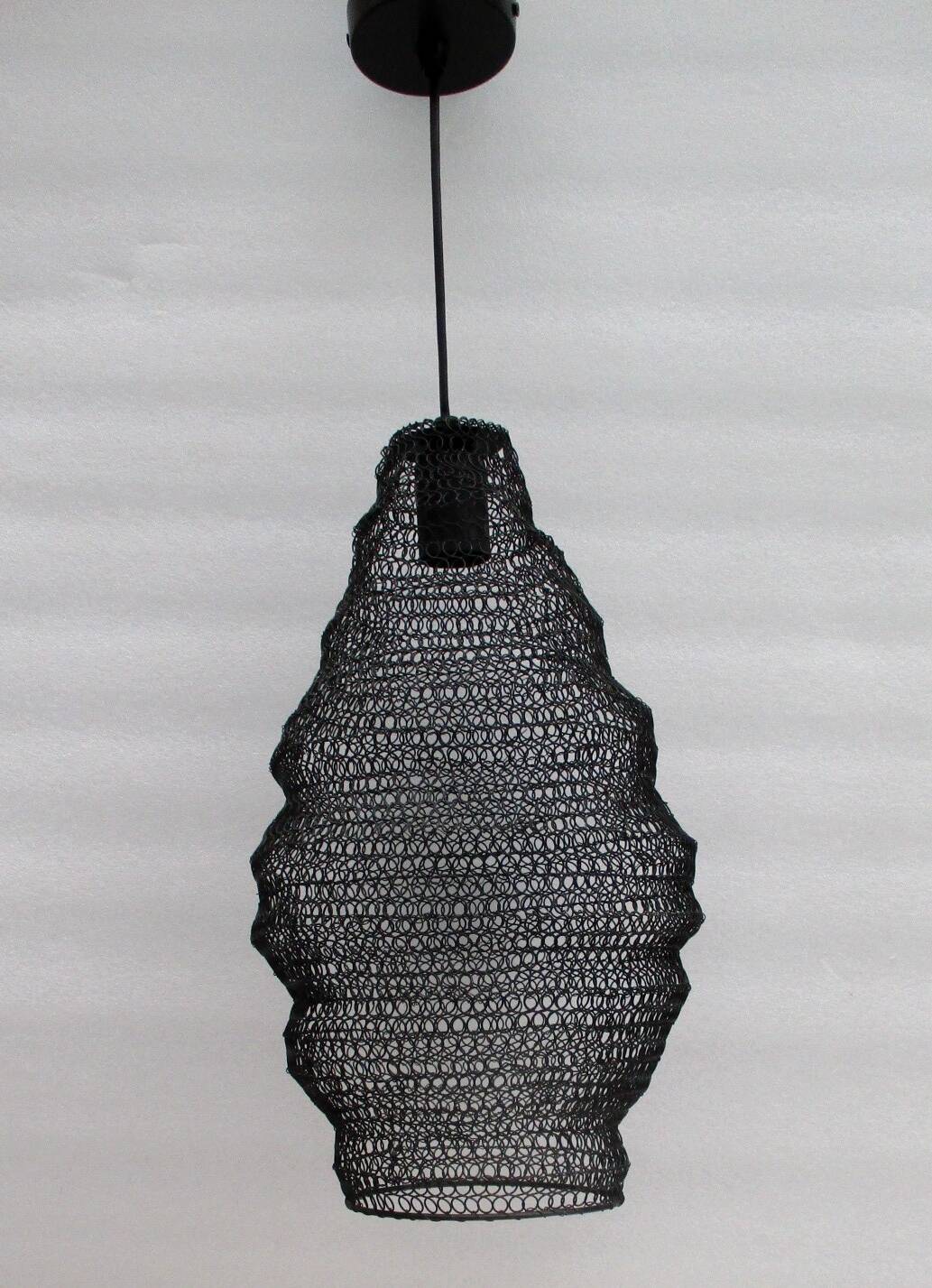 Suspension luminaire en fer  noir