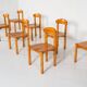 Mid-Century Set of 8 Pitchpin Chairs by Rainer Daumiller, 1970s