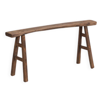 Small antique bench in primitive style (circa 1870) #37