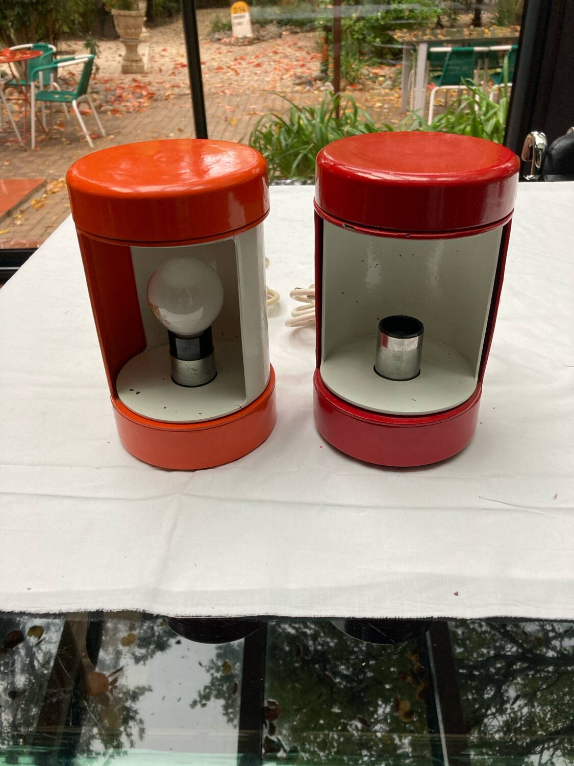 Pair of Laura model desk/bedside lamps