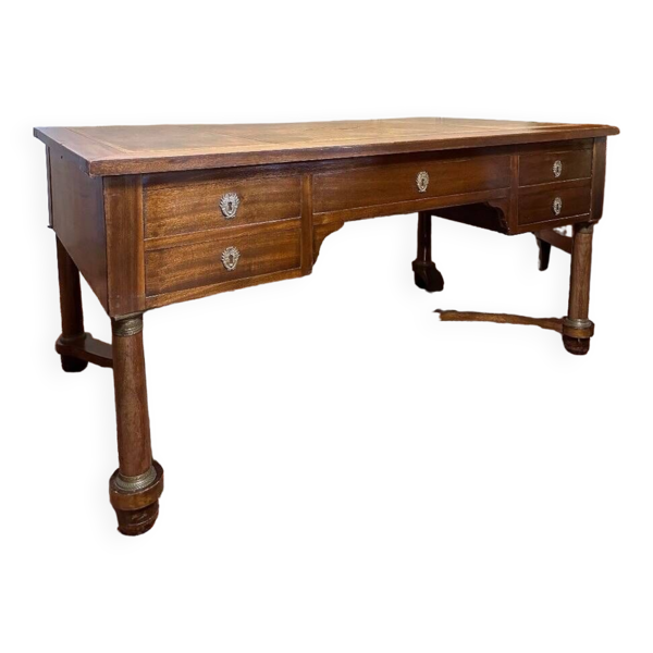 Bureau De Style Empire En Acajou. XIX ème.