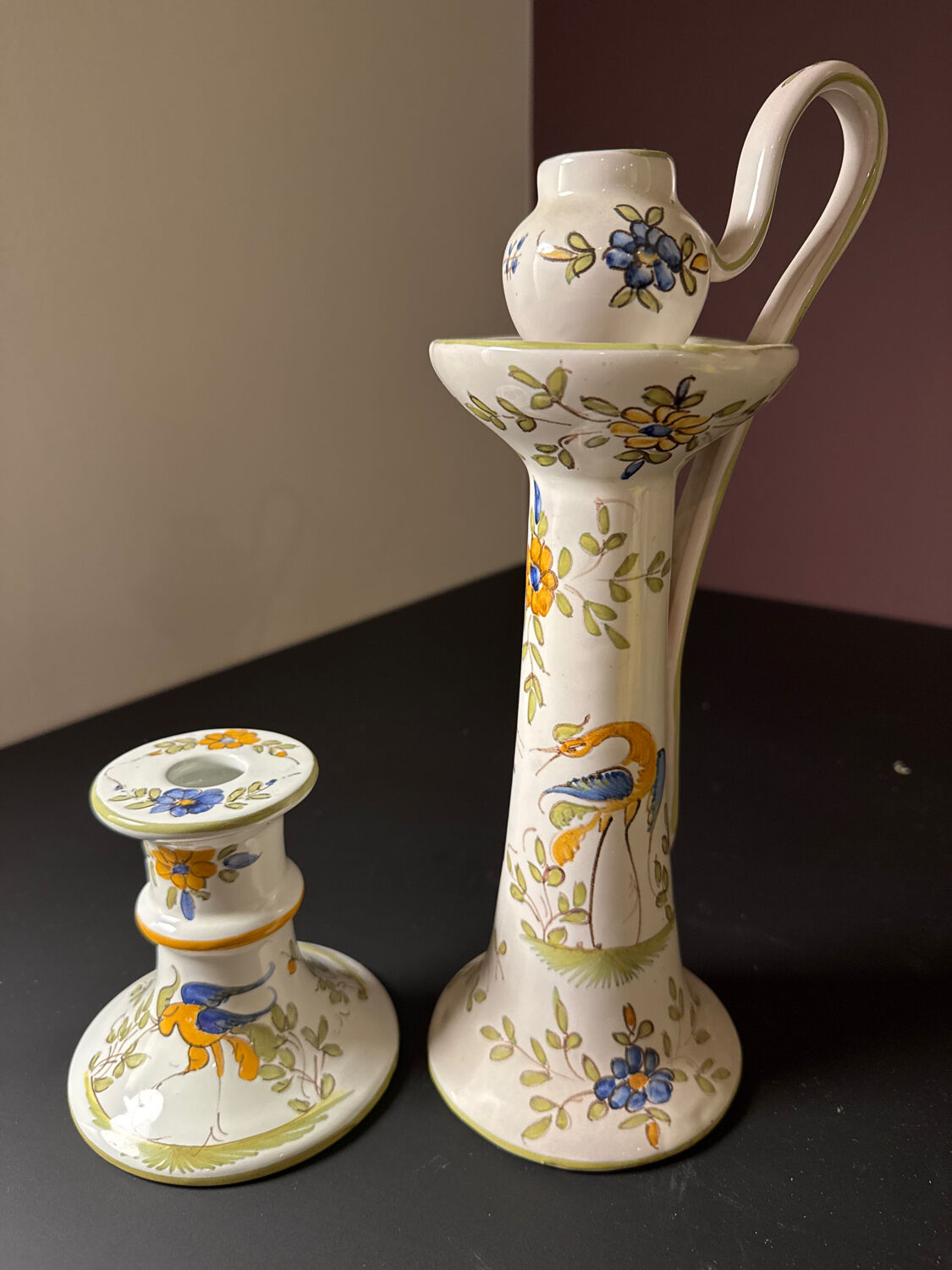 Decorative set in earthenware from Martres-Tolosane