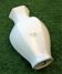 Vase with hexagonal sides Ceramic with floral decoration