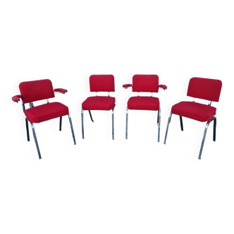 Set of 4 sixties Flambo chairs